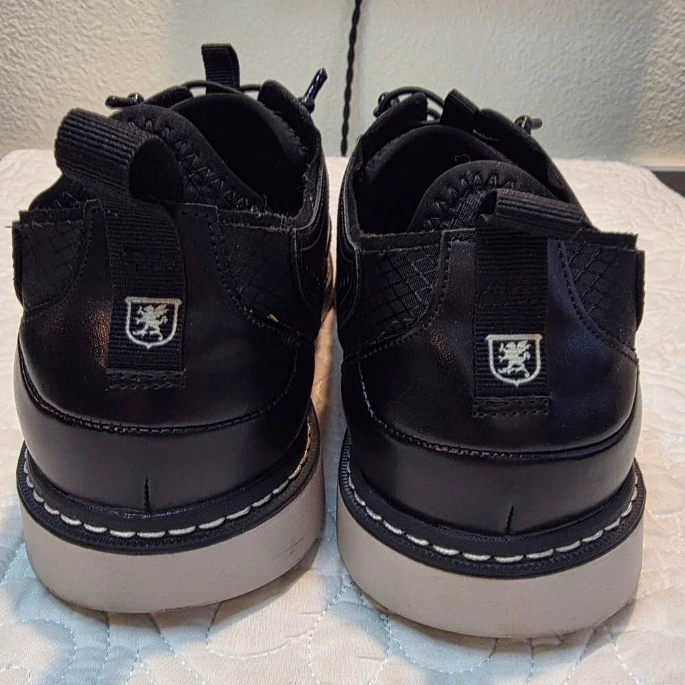 Stacy Adams Sync Plain Toe Shoes Black Size 10.5‎ Dress Sneaker Casual Workwear